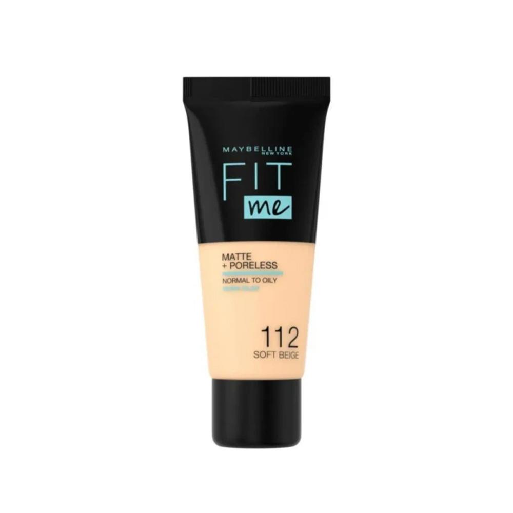 Maybelline Fit Me Fondöten Matte Poreless Fondöten 112 Soft Beige Maybelline Fit Me Fondöten Matte Poreless Fondöten 112 Soft Beige